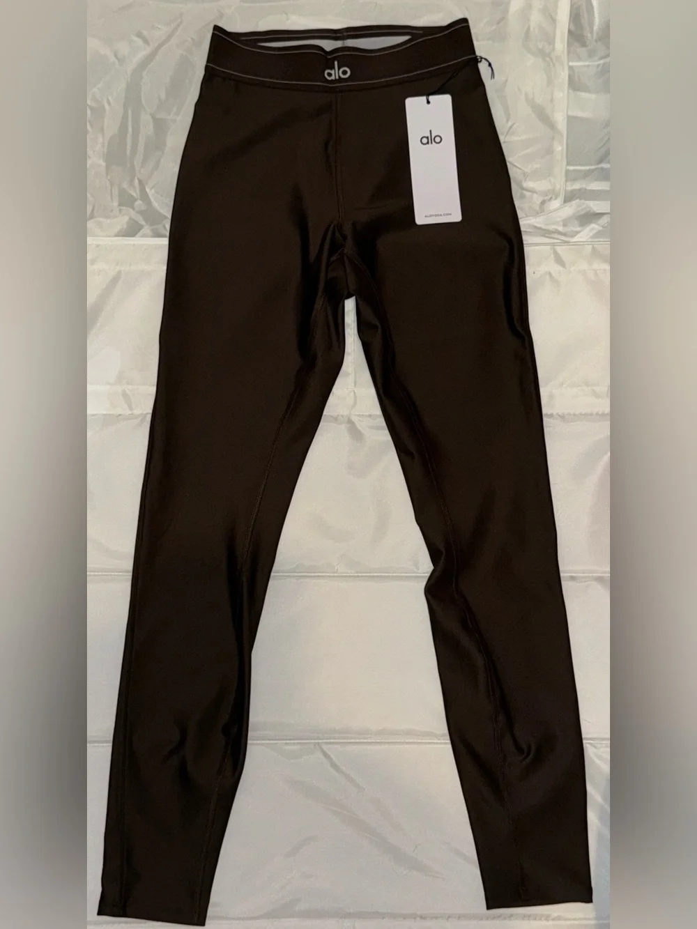 ALO Yoga Airlift High-Waist Suit Up Legging Espresso M New - Picture 4 of 6